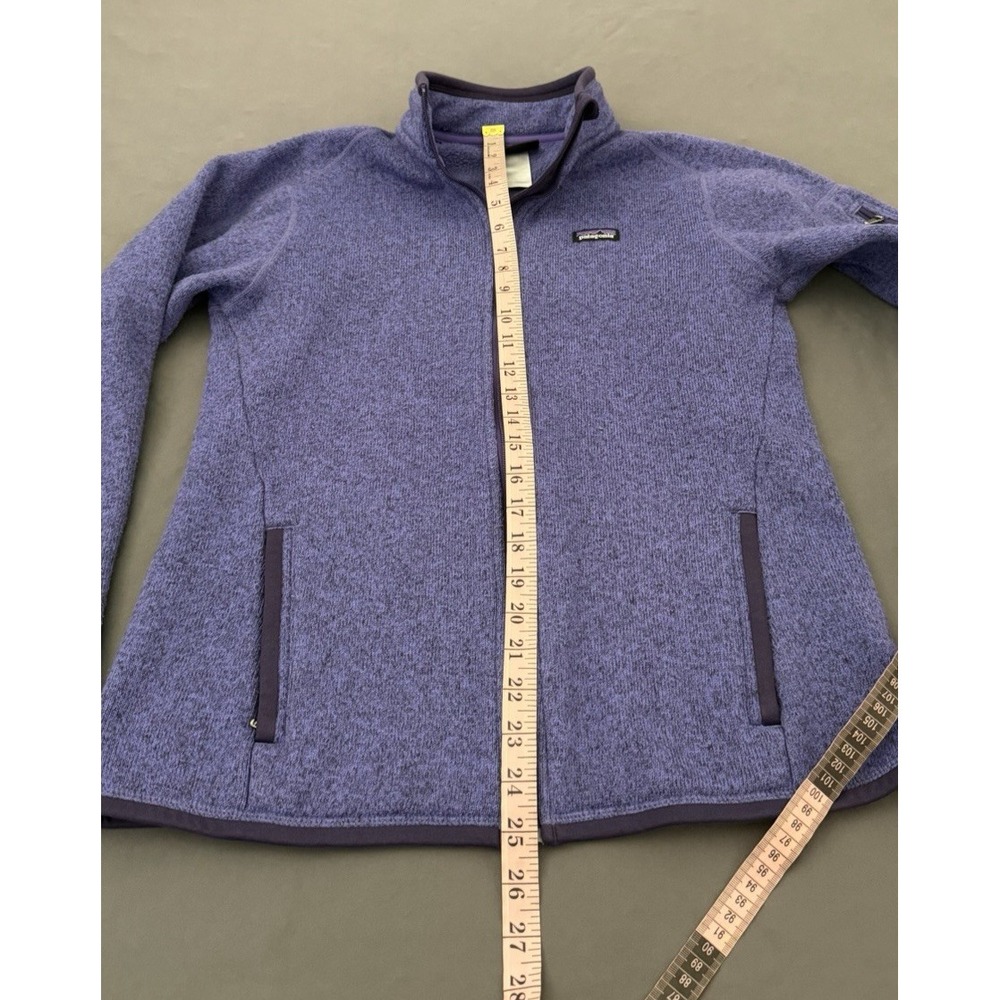 Patagonia Better Sweater Jacket Womens Medium Purple Full Zip Fleece Zip Pockets - Picture 5 of 8